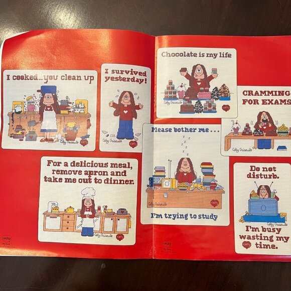 Vintage Cathy Designs For Counted Cross Stitch Pattern Book. Paragon Needlework - Picture 3 of 4